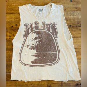 Midnight Rider Big Sur Muscle Tee Size Small